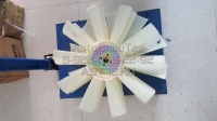 Вентилятор (крыльчатка) радиатора (посадочное на 28 мм, 10 лопастей, универсальный) оригинал
