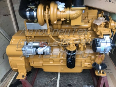 Двигатель в сборе Shanghai SC9D220G2B1  для фронтального погрузчика XCMG LW500 оригинал