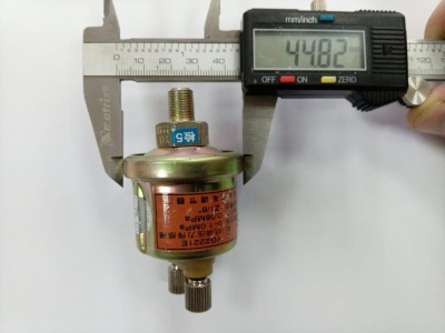 Датчик давления масла (D резьбы - 10 мм, 2 контакта) двигателя Weichai Deutz TD226, TBD226, WP6G, WP4G оригинал 13020385, SP161280