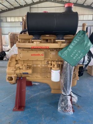 Двигатель в сборе Yuchai YC6B125-T21 (YC6108G) Евро-2,  92 квт, 2300 об/мин для фронтального погрузчика XCMG LW300, ZL30G оригинал BB6G3