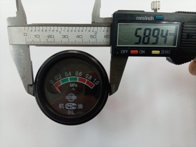 Датчик (указатель) давления масла 0.5-1.0 MPa (кабина) Yigong ZL20